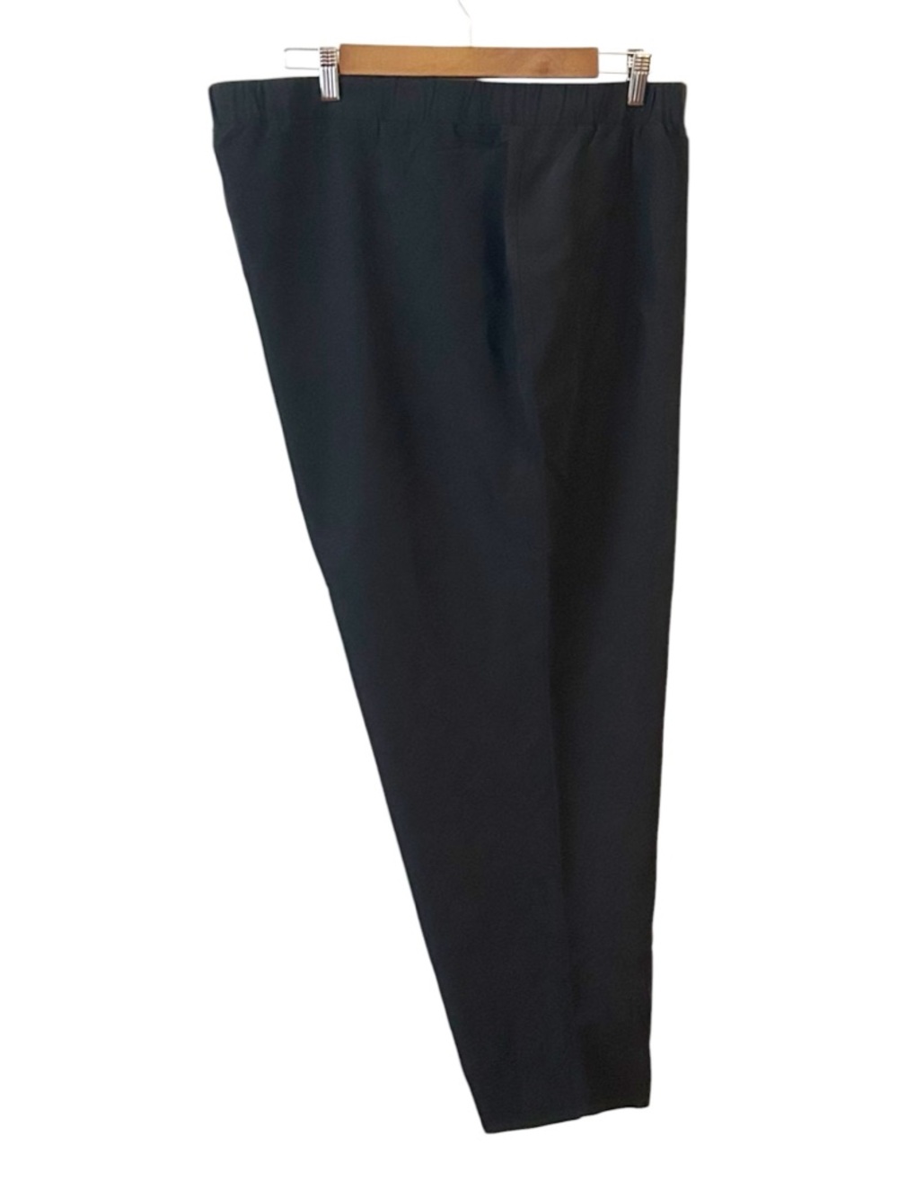 NWT ALFANI Womens Black Elastic Waist Pull On Ankle Cropped Pants SZ 3X - Picture 5 of 9